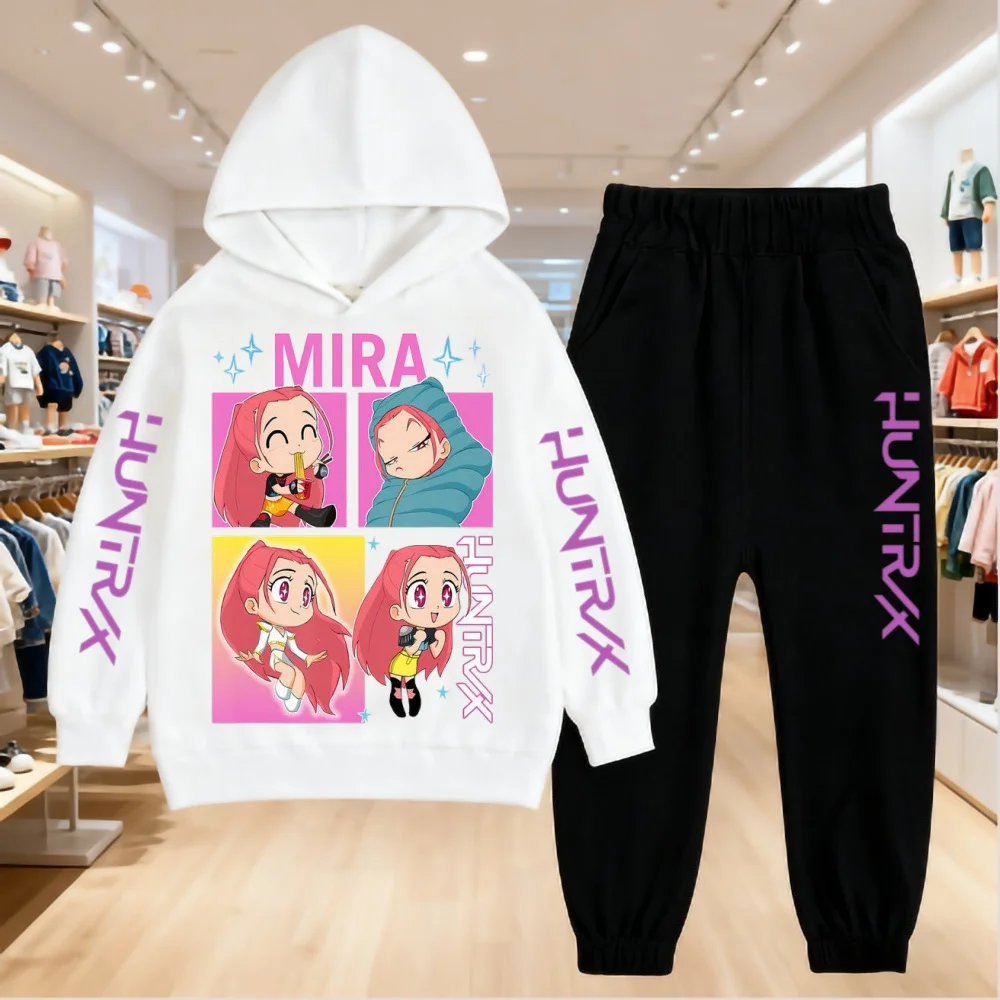 Осенний модный детский комплект с принтом «Охотники демонов» KPop, костюм с капюшоном + брюки, комплект из 2 предметов, детская одежда для мальчиков и девочек, повседневный спортивный костюм
Осенний модный детский комплект с принтом «Охотники демонов» KPop, костюм с капюшоном + брюки, комплект из 2 предметов, детская одежда для мальчиков и девочек, повседневный спортивный костюм