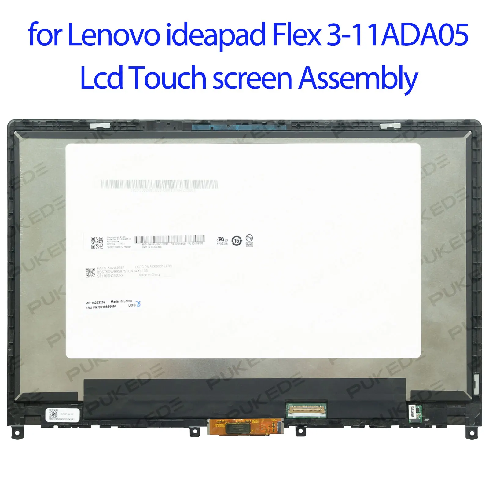 Для Lenovo ideapad Flex 3-11ADA05 11,6-дюймовый сенсорный ЖК-экран в сборе + с рамкой FHD 1920X1080
Для Lenovo ideapad Flex 3-11ADA05 11,6-дюймовый сенсорный ЖК-экран в сборе + с рамкой FHD 1920X1080