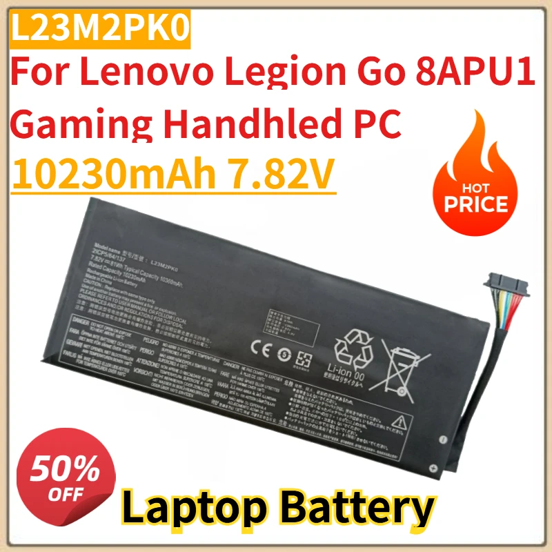 New L23M2PK0 Battery 10230mAh 7.82V For Lenovo Legion Go 8APU1 Gaming Handhled PC
New L23M2PK0 Battery 10230mAh 7.82V For Lenovo Legion Go 8APU1 Gaming Handhled PC
