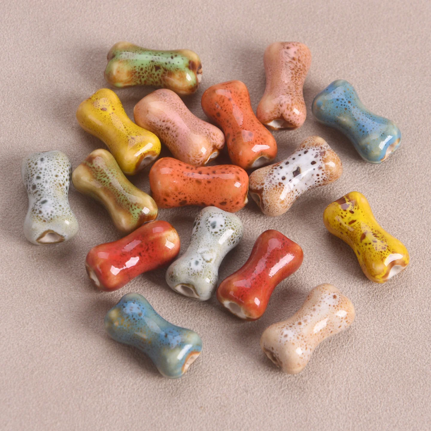 10pcs Bone Shape 18x10mm Handmade Fancy Glaze Ceramic Porcelain Loose Beads For Jewelry Making DIY Crafts Findings
10pcs Bone Shape 18x10mm Handmade Fancy Glaze Ceramic Porcelain Loose Beads For Jewelry Making DIY Crafts Findings