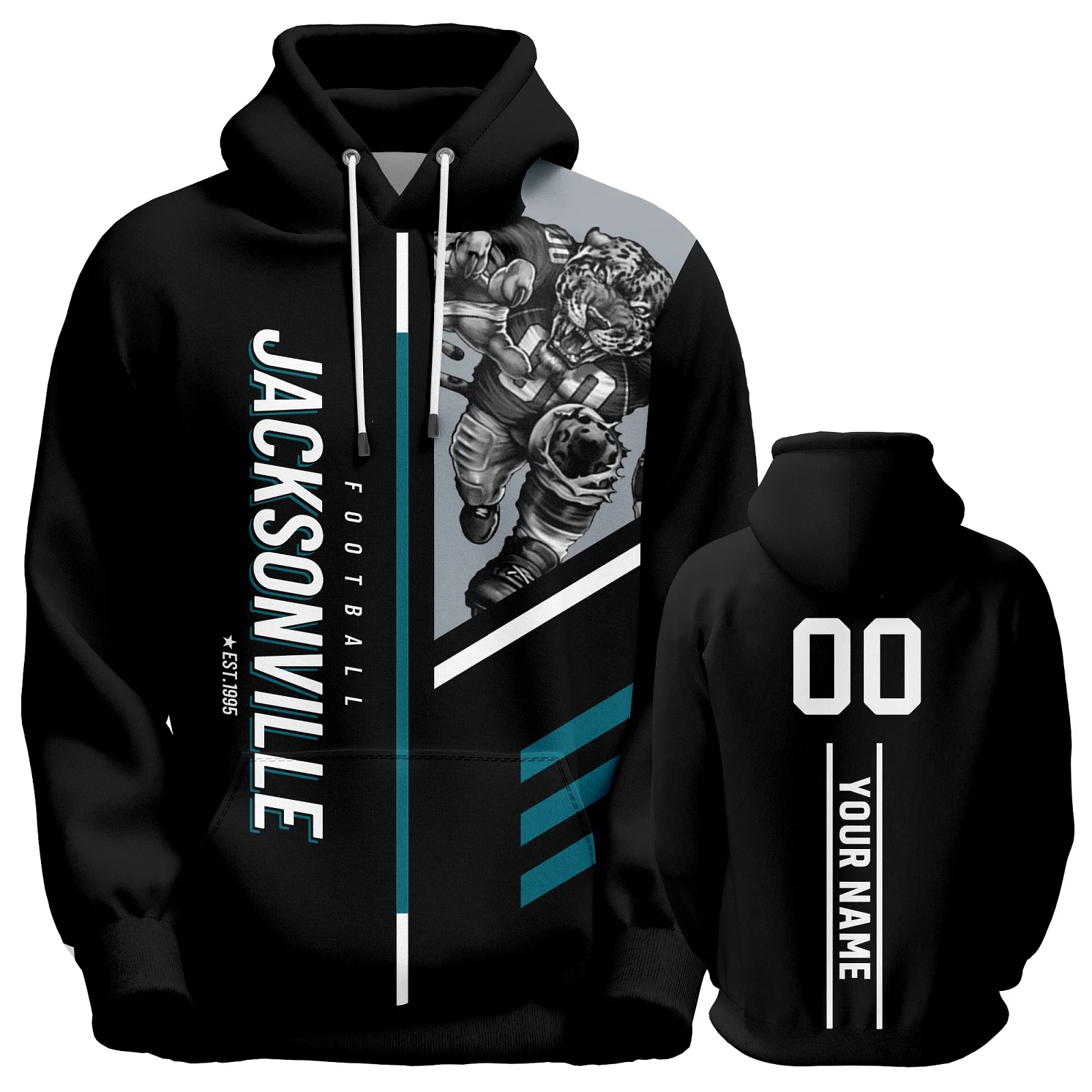 Custom American Football Hoodie Jacksonville 3D Print City Mascots Sweatshirt Personalized Name Number Men Women Youth Fans Gift
Custom American Football Hoodie Jacksonville 3D Print City Mascots Sweatshirt Personalized Name Number Men Women Youth Fans Gift
