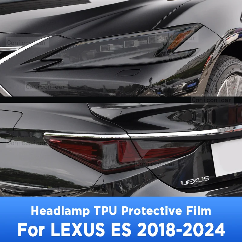 For LEXUS ES 2018-2024 2023 Car Exterior Headlight Anti-scratch Front Lamp Tint TPU Protective Film Accessories Sticker
For LEXUS ES 2018-2024 2023 Car Exterior Headlight Anti-scratch Front Lamp Tint TPU Protective Film Accessories Sticker