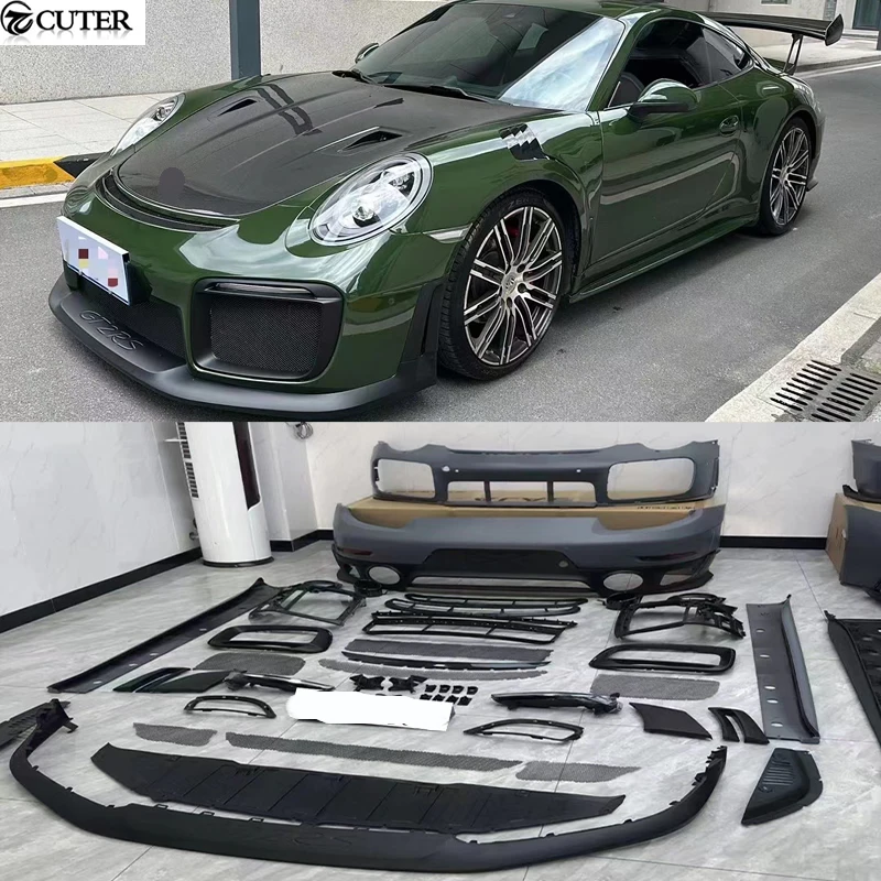 911 991.1 991.2 Gt2 Rs Style PP Car Body Kit Front Bumper Rear Bumper Side Skirts for Porsche 911 991
911 991.1 991.2 Gt2 Rs Style PP Car Body Kit Front Bumper Rear Bumper Side Skirts for Porsche 911 991