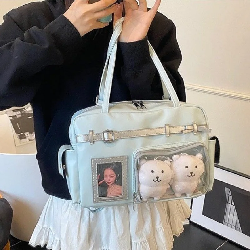 New Japanese Harajuku Y2K Ita Bag Student Crossbody Bag Ulzzang Itabag Cute Dolls Bag Preppy Style JK Uniforms Shoulder Bag
New Japanese Harajuku Y2K Ita Bag Student Crossbody Bag Ulzzang Itabag Cute Dolls Bag Preppy Style JK Uniforms Shoulder Bag