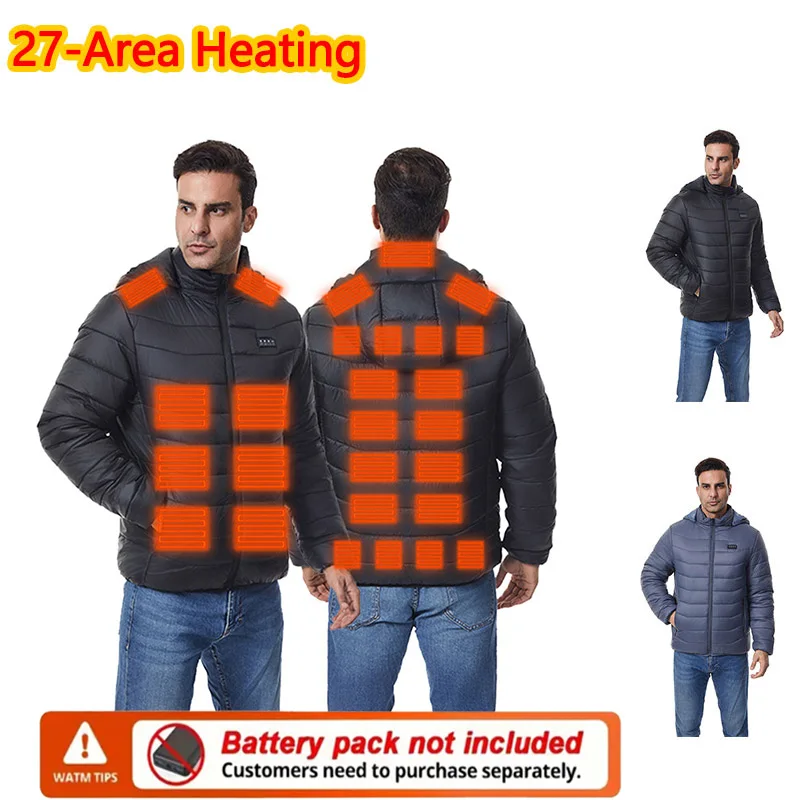 Heated Jacket Thick Warm Heated Jacket 4 Control Zone 27 Men Women Winter Outdoor Ski Hiking Coat (Not Included The Power Bank)
Heated Jacket Thick Warm Heated Jacket 4 Control Zone 27 Men Women Winter Outdoor Ski Hiking Coat (Not Included The Power Bank)