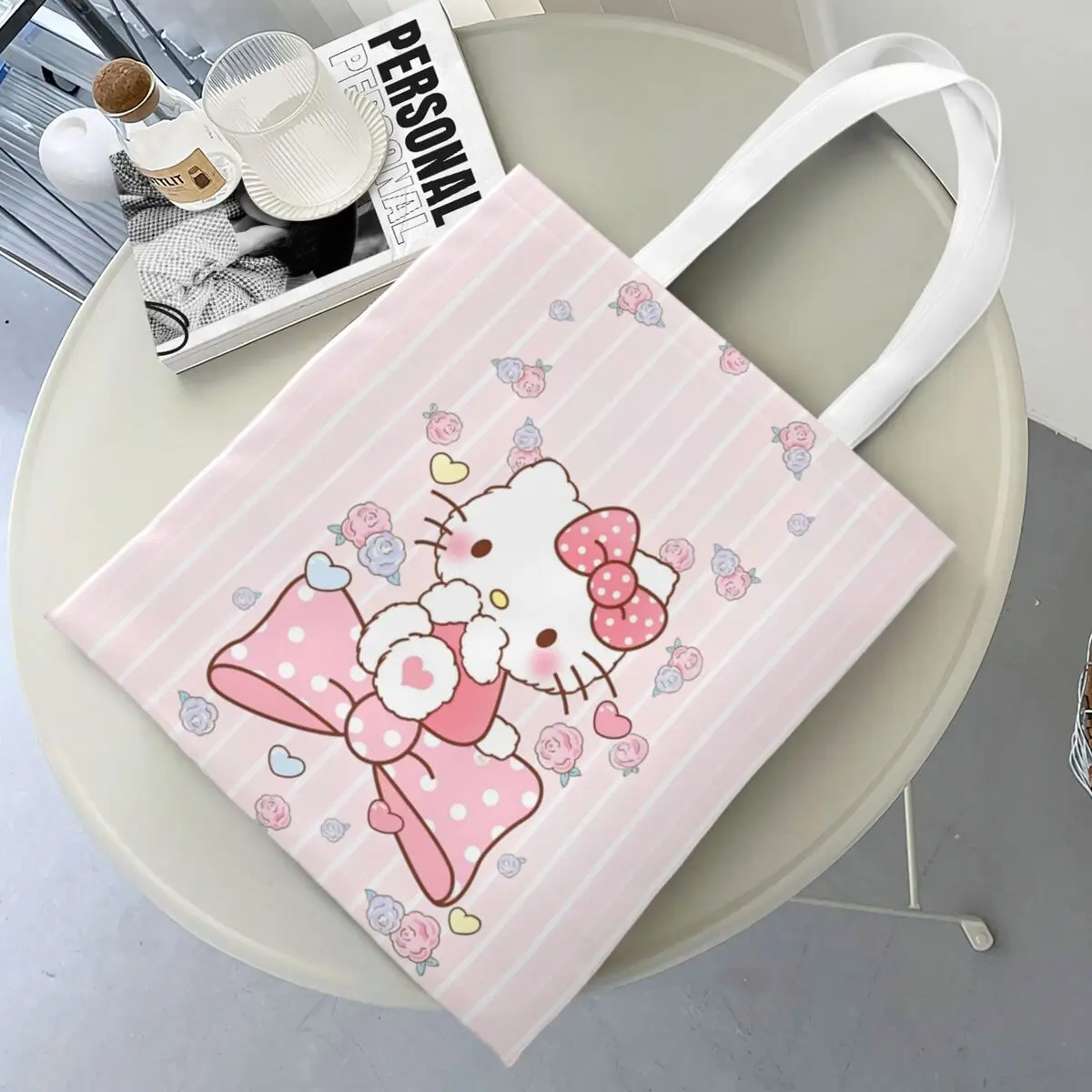 Прекрасная розовая холщовая сумка Hello Kitty, модная продуктовая сумка большой вместимости для дорожных сумок унисекс
Прекрасная розовая холщовая сумка Hello Kitty, модная продуктовая сумка большой вместимости для дорожных сумок унисекс