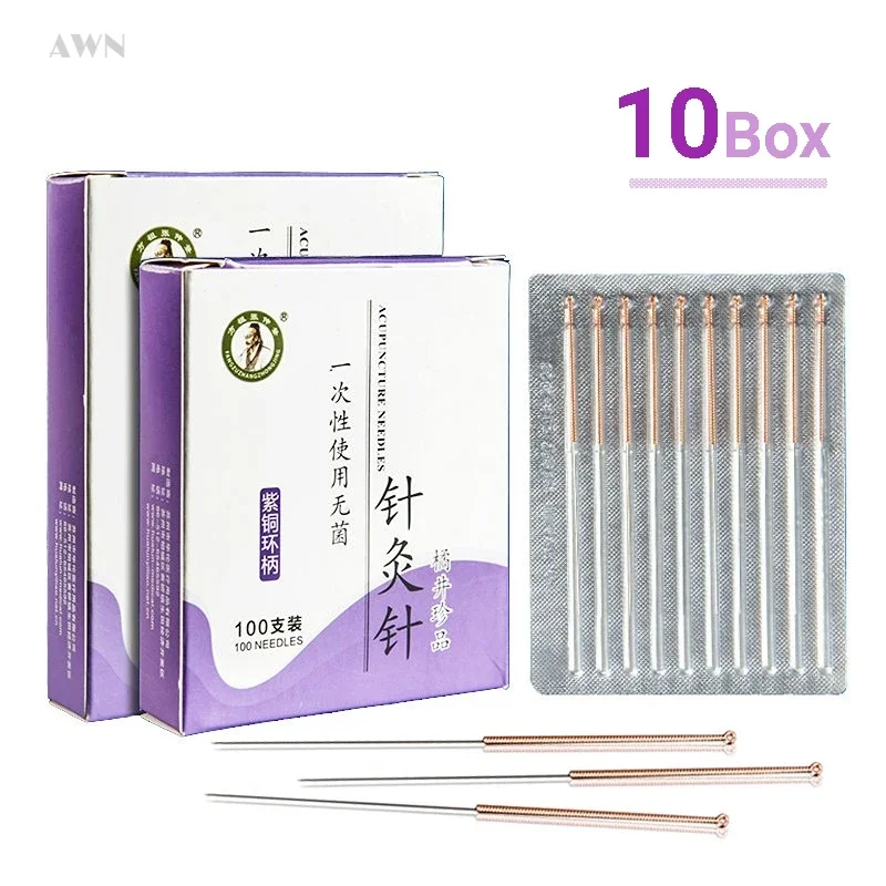 10Box *100needles Fine Acupuncture Needles Sterile Copper Handle Filiform Needle Beauty Awn Acupressure Without Tube
10Box *100needles Fine Acupuncture Needles Sterile Copper Handle Filiform Needle Beauty Awn Acupressure Without Tube