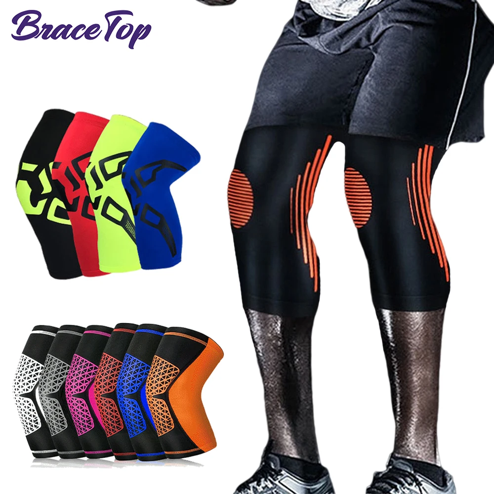 BraceTop 1 Pair Sports Knee Sleeves Compression Leg Support for Cycling Running Basketball Football Arthritis and Meniscus Tear
BraceTop 1 Pair Sports Knee Sleeves Compression Leg Support for Cycling Running Basketball Football Arthritis and Meniscus Tear