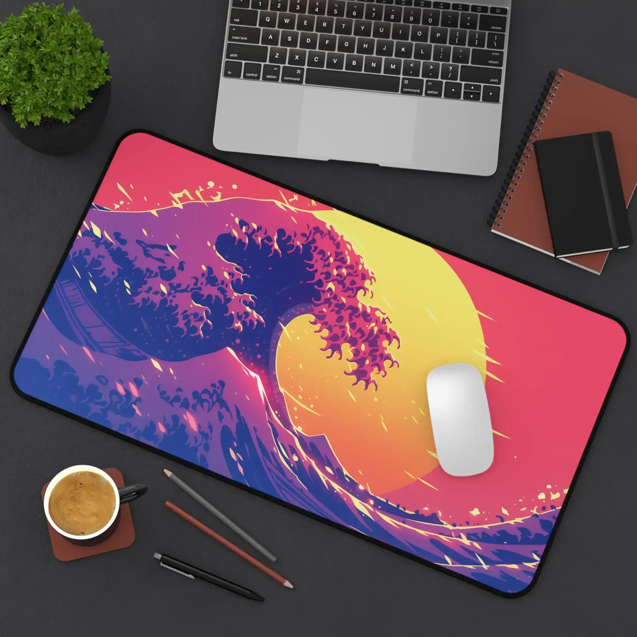 Japanese Desktop Wave Synthwave Retrowave Gaming Mouse Pad Kanagawa Large Vaporwave Sunset Desk Pad Aesthetic XL Mouse Pad
Japanese Desktop Wave Synthwave Retrowave Gaming Mouse Pad Kanagawa Large Vaporwave Sunset Desk Pad Aesthetic XL Mouse Pad