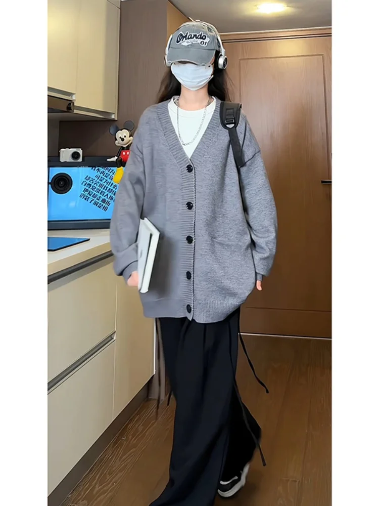 Loose Men's Open Cardigan Sweater Autumn Winter American Lazy Sle Long Sve Knitted Outerwear for Couples Teenagers
Loose Men's Open Cardigan Sweater Autumn Winter American Lazy Sle Long Sve Knitted Outerwear for Couples Teenagers