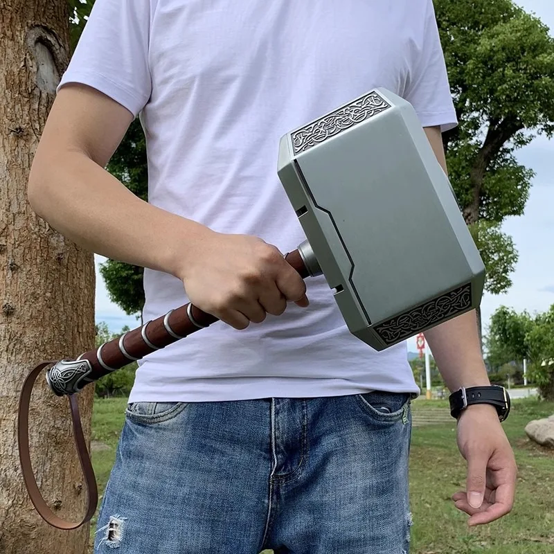 Cosplay Costume Party Props Cosplay 1/1 44cm Superhero Thor Hammer Mjolnir Resin Hammer Model Weapons Fancy Dress Party Anime St
Cosplay Costume Party Props Cosplay 1/1 44cm Superhero Thor Hammer Mjolnir Resin Hammer Model Weapons Fancy Dress Party Anime St