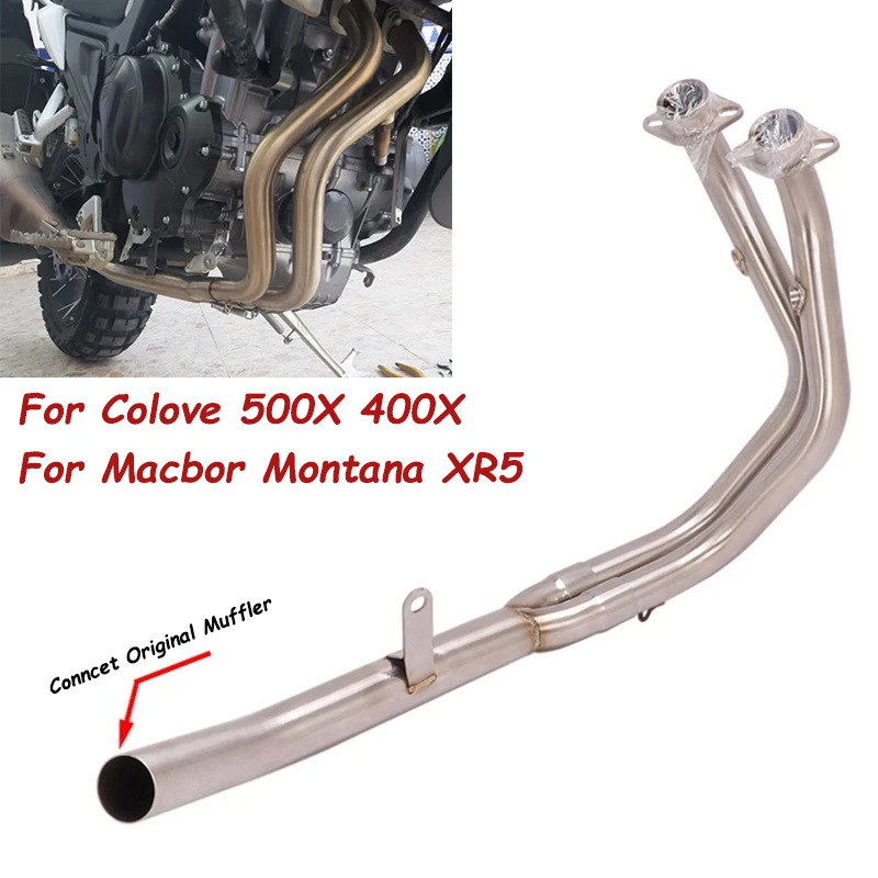 For Colove ZF 400X 500X ZF400Gy ZF500Gy Macbor Montana XR5 Motorcycle Exhaust Escape Front Link Pipe Conncet Original Muffler
For Colove ZF 400X 500X ZF400Gy ZF500Gy Macbor Montana XR5 Motorcycle Exhaust Escape Front Link Pipe Conncet Original Muffler