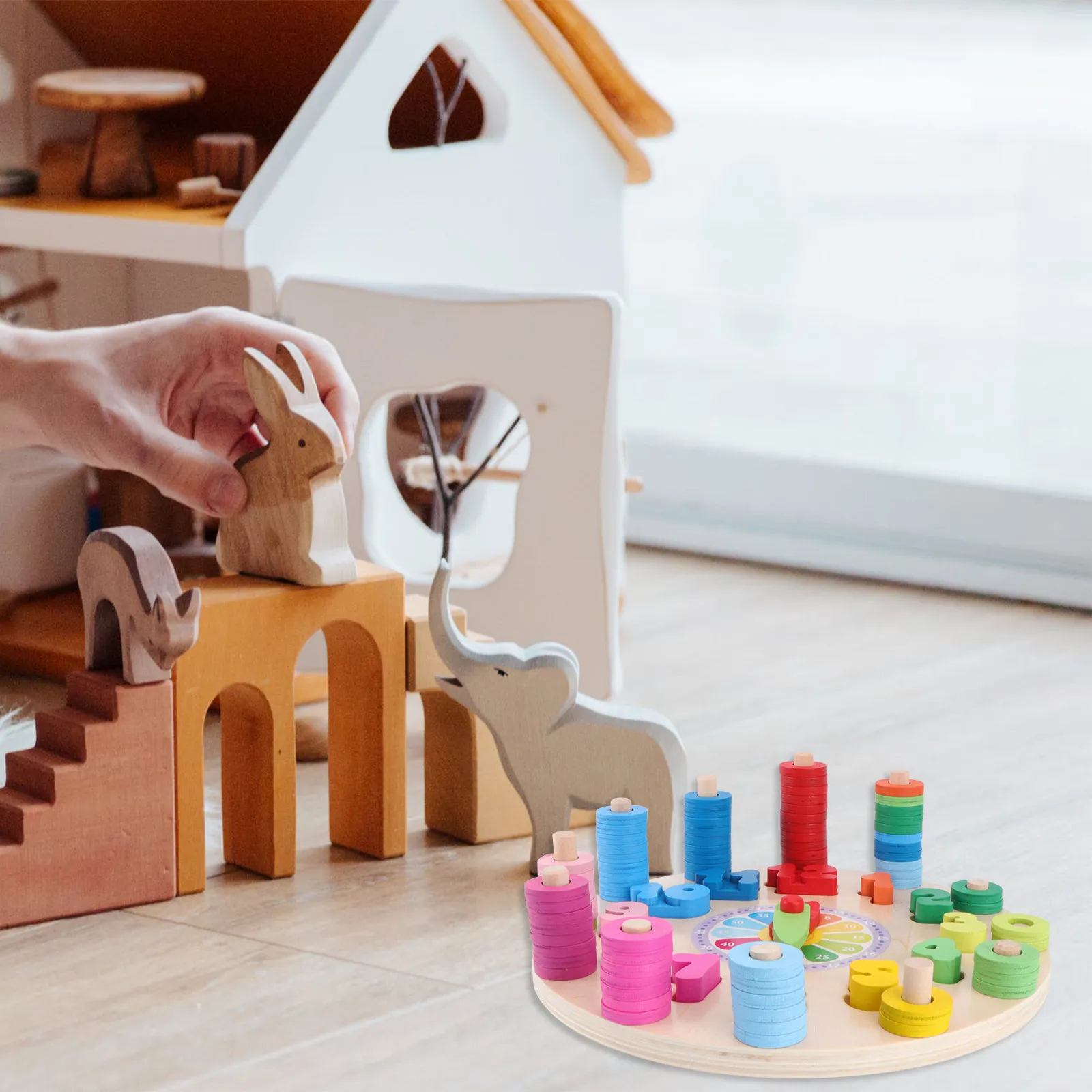1Set Colorful Wooden Clock Time 1-12 Numbers Early Learning Educational Safe Gift for Baby Toddlers Boys Girls
1Set Colorful Wooden Clock Time 1-12 Numbers Early Learning Educational Safe Gift for Baby Toddlers Boys Girls