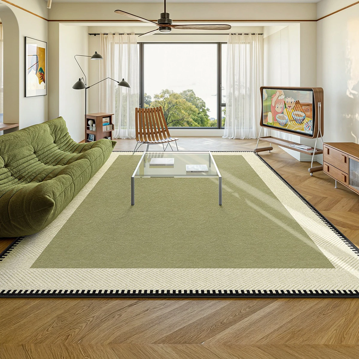 Green Carpet for Living Room Floor Mats Machine Washable Foldable Large Area Rugs for Bedroom Bedside Soft Plush Foot Mat 대형카페트
Green Carpet for Living Room Floor Mats Machine Washable Foldable Large Area Rugs for Bedroom Bedside Soft Plush Foot Mat 대형카페트