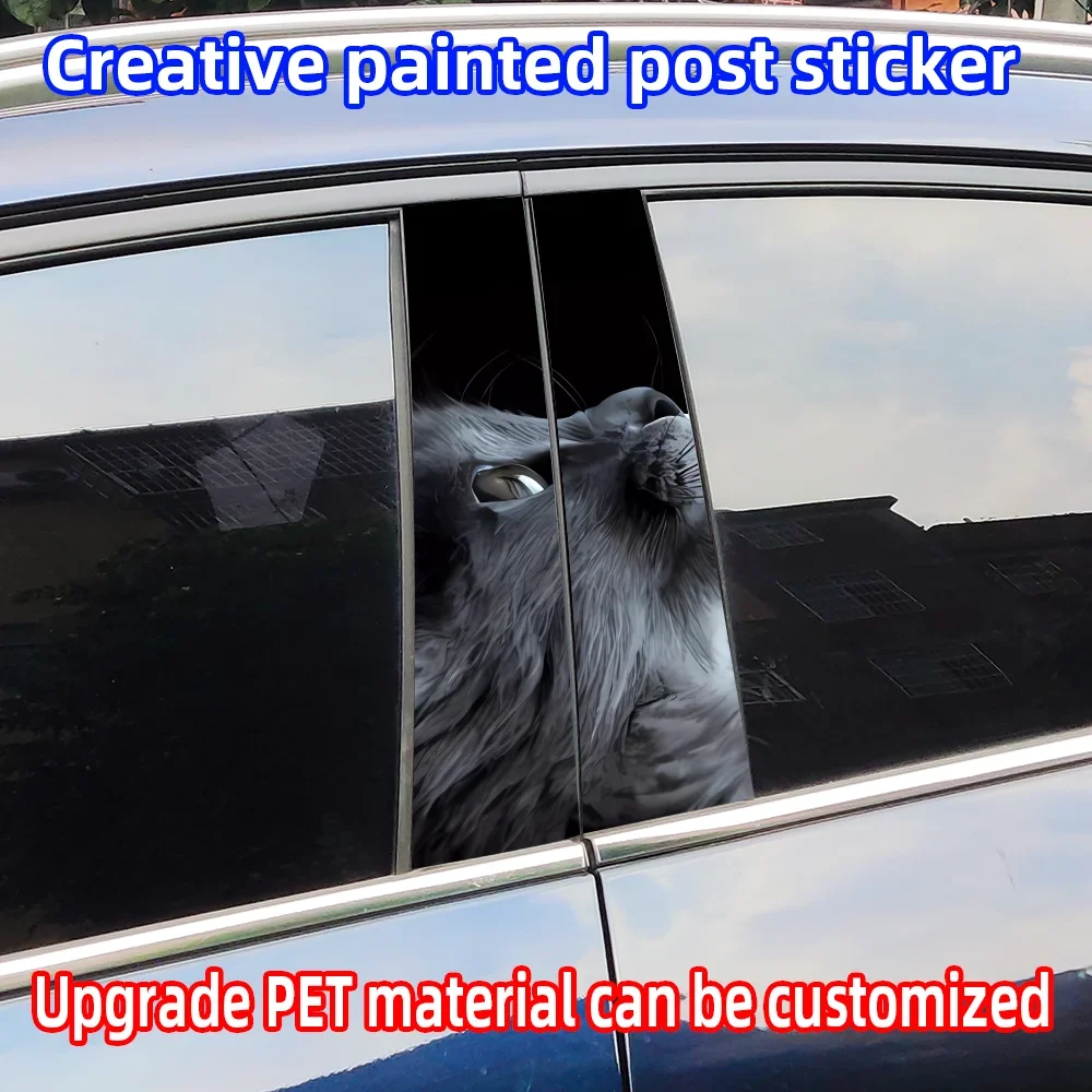 Cat Car Stickers Auto B Pillar Waterproof Funny Decoration Cover Scratches Sunscreen Car Doors Pillar Vinyl Decals Accessories
Cat Car Stickers Auto B Pillar Waterproof Funny Decoration Cover Scratches Sunscreen Car Doors Pillar Vinyl Decals Accessories