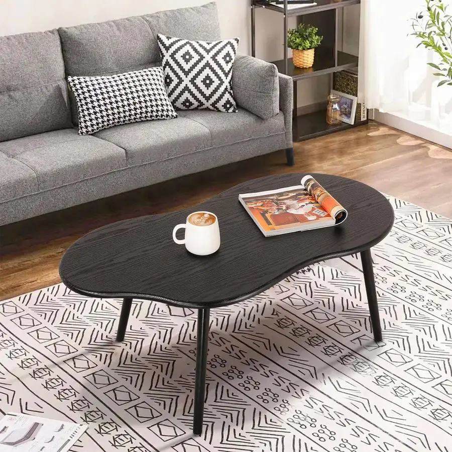 Coffee Table Black Cloud Coffee Table for Small Spaces Modern Center Table Unique Irregular Coffee Table with Wood Legs Living
Coffee Table Black Cloud Coffee Table for Small Spaces Modern Center Table Unique Irregular Coffee Table with Wood Legs Living