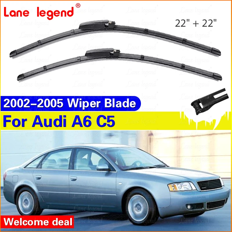 22" 22" Windshield Windscreen Wiper Blades For Audi A6 C5 2002 2003 2004 2005 Front Window Wiper Car Accessories
22" 22" Windshield Windscreen Wiper Blades For Audi A6 C5 2002 2003 2004 2005 Front Window Wiper Car Accessories