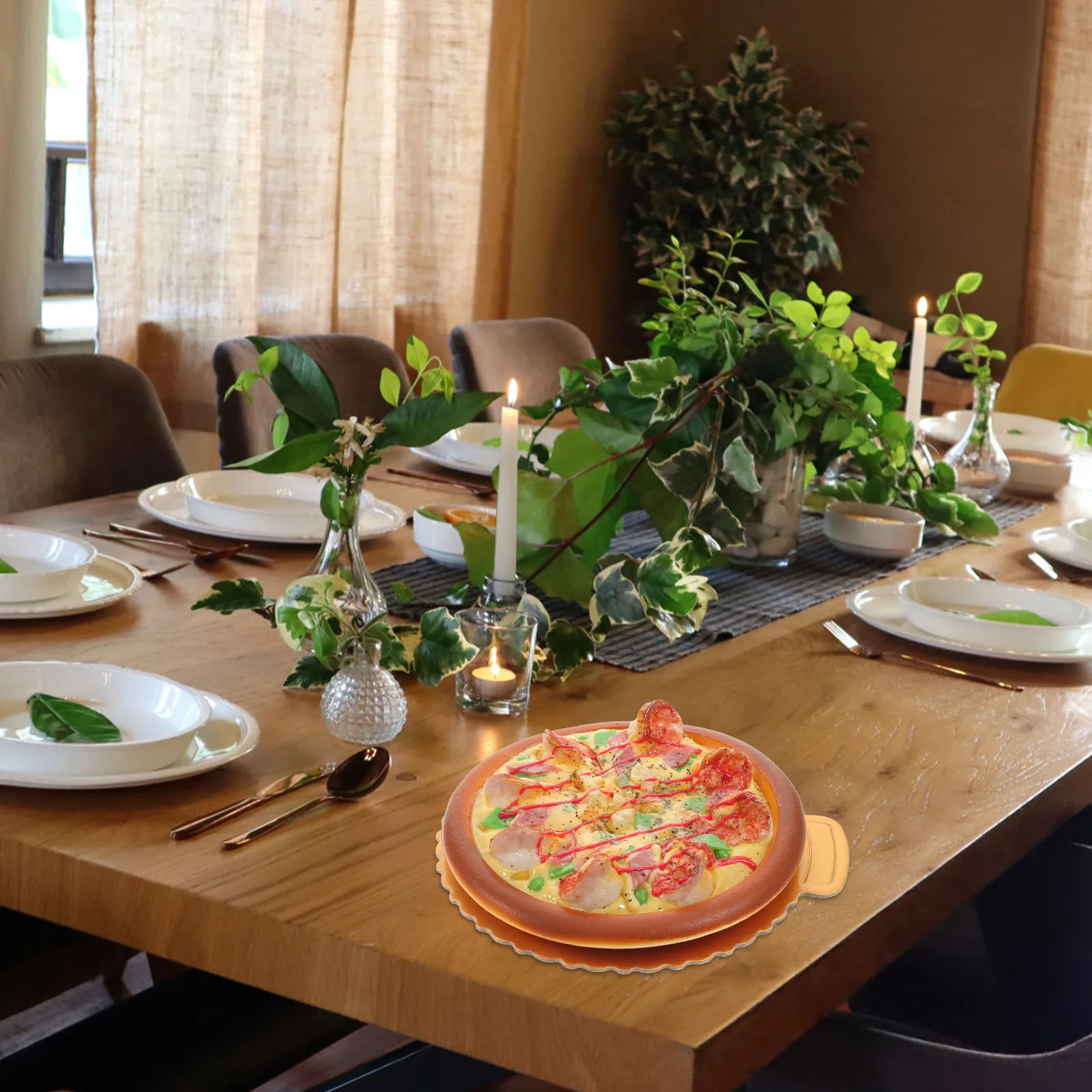 Realistic Pizza Simulation Decoration Pretend Food Prop for Photography Party Wedding Home Table Decoration Pizza Model
Realistic Pizza Simulation Decoration Pretend Food Prop for Photography Party Wedding Home Table Decoration Pizza Model