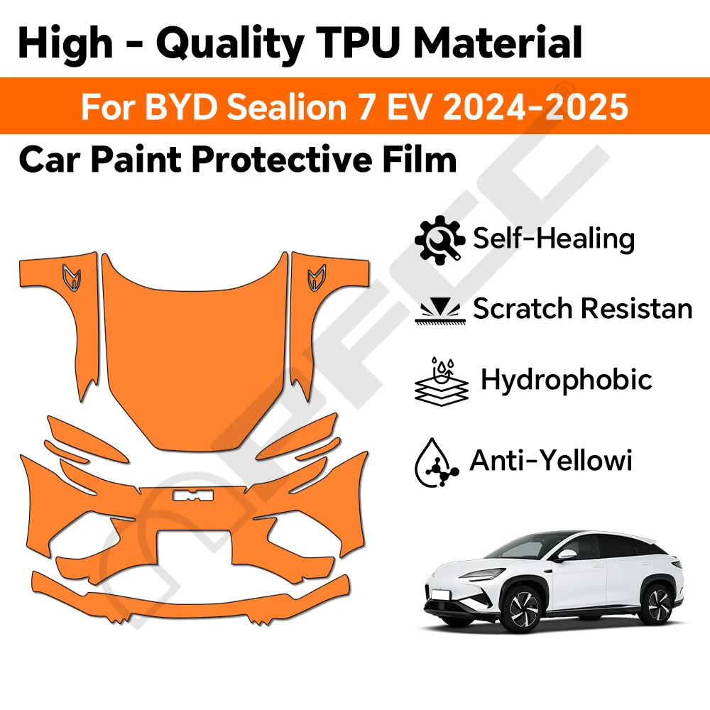 TPU For BYD Sealion 7 EV 2024 2025 Paint Protection Film Clear Bra Pre-cut PPF Car Body Anti-scratch Resistant Invisible Cover
TPU For BYD Sealion 7 EV 2024 2025 Paint Protection Film Clear Bra Pre-cut PPF Car Body Anti-scratch Resistant Invisible Cover