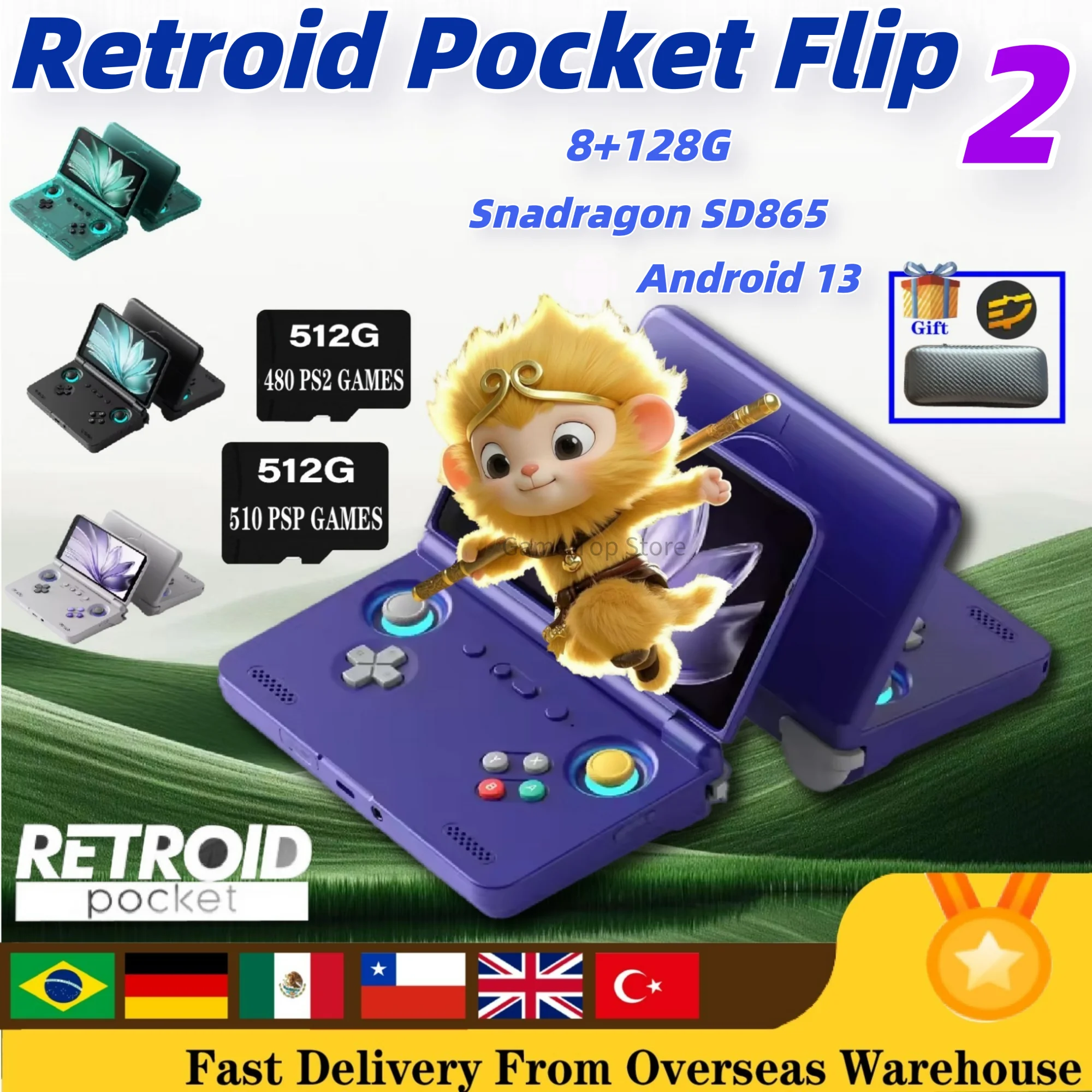 ANBERNIC RG405V портативная игровая консоль TF карта предварительно загруженная игра для портативных игр 512G встроенные 75000 игр система открытого исходного кода
ANBERNIC RG405V портативная игровая консоль TF карта предварительно загруженная игра для портативных игр 512G встроенные 75000 игр система открытого исходного кода