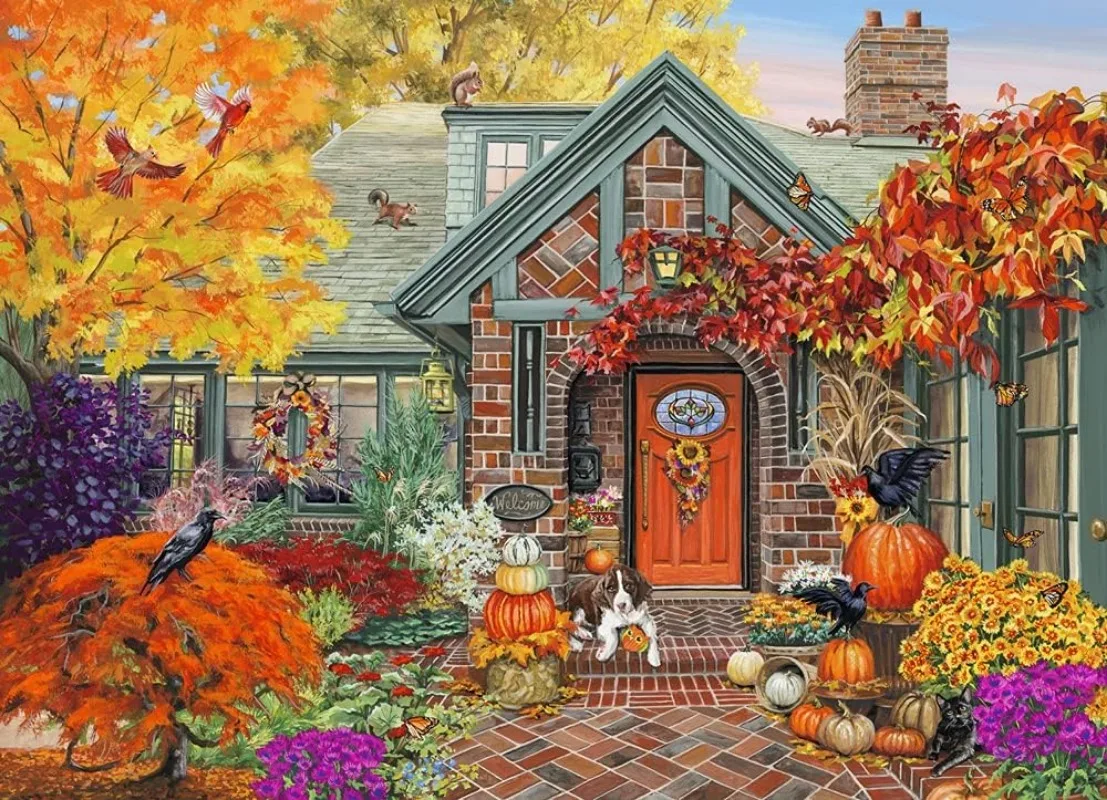 1000/500/300/120 Pieces Autumn Welcome Jigsaw Puzzles for Adults Games Family Landscape Puzzles Educational Toys Birthday Gift
1000/500/300/120 Pieces Autumn Welcome Jigsaw Puzzles for Adults Games Family Landscape Puzzles Educational Toys Birthday Gift