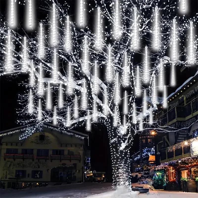 32/24/16/8 Tubes Meteor Shower String Lights Street Garlands Christmas Tree Decorations for Outdoor New Year Fairy Garden Lights
32/24/16/8 Tubes Meteor Shower String Lights Street Garlands Christmas Tree Decorations for Outdoor New Year Fairy Garden Lights