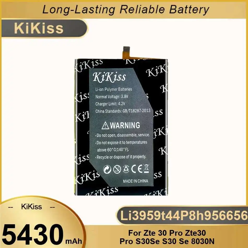 Аккумулятор мобильного телефона Li3959t44P8h956656 5430 мАч для Zte 30 Pro ZTE30 Pro S30SE S30 SE 8030N
Аккумулятор мобильного телефона Li3959t44P8h956656 5430 мАч для Zte 30 Pro ZTE30 Pro S30SE S30 SE 8030N