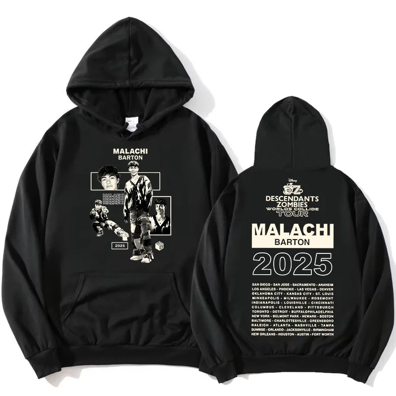 Zzombies Worlds Collide Tour 2025 Hoodies Malachi Barton Actor Graphic Sweatshirts Fashion Long Sleeve Hooded Pullovers Printed
Zzombies Worlds Collide Tour 2025 Hoodies Malachi Barton Actor Graphic Sweatshirts Fashion Long Sleeve Hooded Pullovers Printed