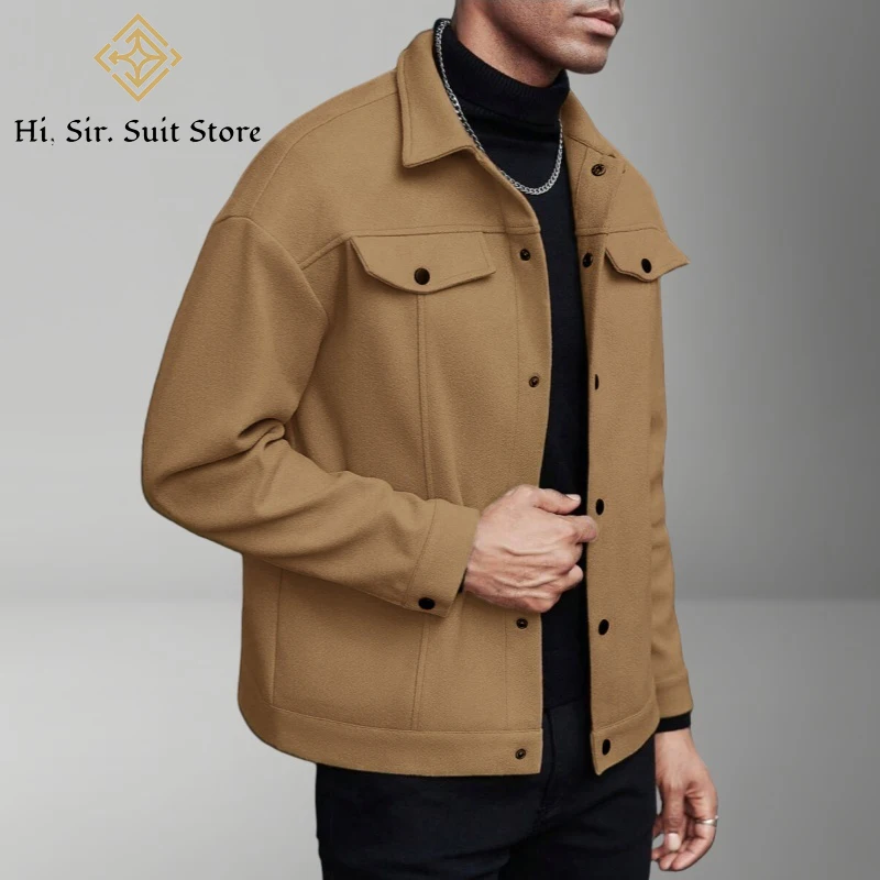 Новое поступление осени/зимы, однобортное спортивное пальто с зубчатыми лацканами, твидовый пиджак, мужской коричневый, черный, белый цвет, повседневная деловая куртка
Новое поступление осени/зимы, однобортное спортивное пальто с зубчатыми лацканами, твидовый пиджак, мужской коричневый, черный, белый цвет, повседневная деловая куртка