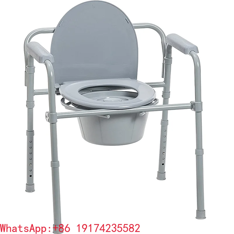 Cheap Aluminum Toilet Chair Height Adjustable Commode Chair for the Disabled and Elderly Potty Chair
Cheap Aluminum Toilet Chair Height Adjustable Commode Chair for the Disabled and Elderly Potty Chair