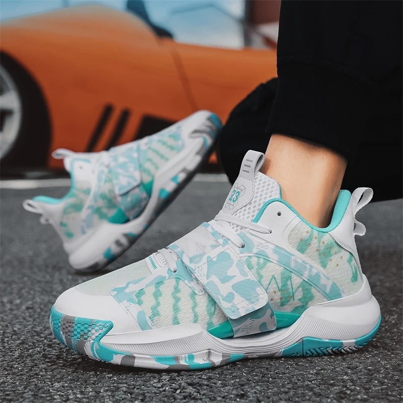 High Quality Unisex Athletic Trainers Breathable Lightweight Anti Slip Wear Resistant High Top Running Basketball Sneakers for M
High Quality Unisex Athletic Trainers Breathable Lightweight Anti Slip Wear Resistant High Top Running Basketball Sneakers for M