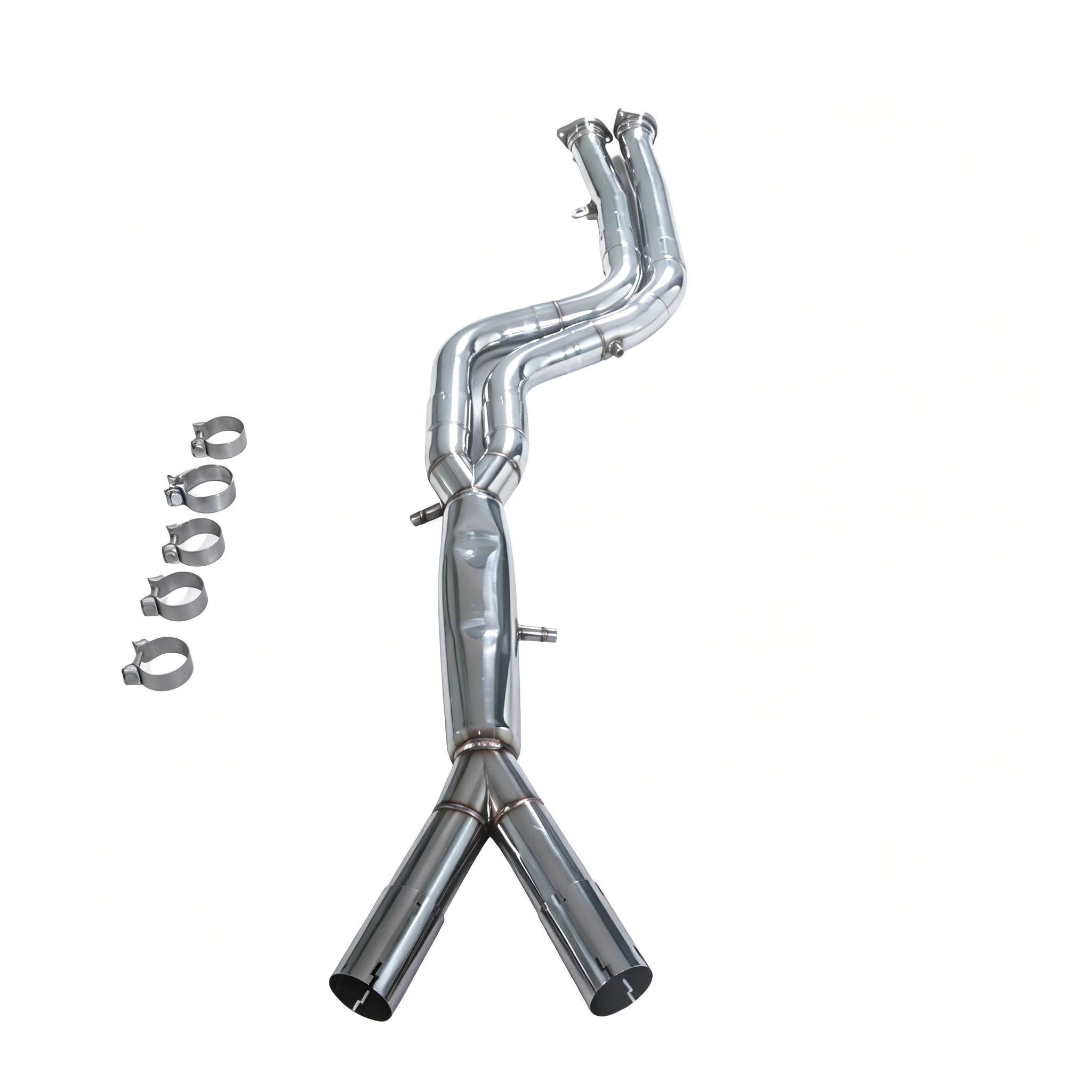 Suitable for 2021-2024 BMW X3M X4M F97 F98 3.0T S58 304 stainless steel mid section Y-shaped pipe combined with exhaust pipe
Suitable for 2021-2024 BMW X3M X4M F97 F98 3.0T S58 304 stainless steel mid section Y-shaped pipe combined with exhaust pipe