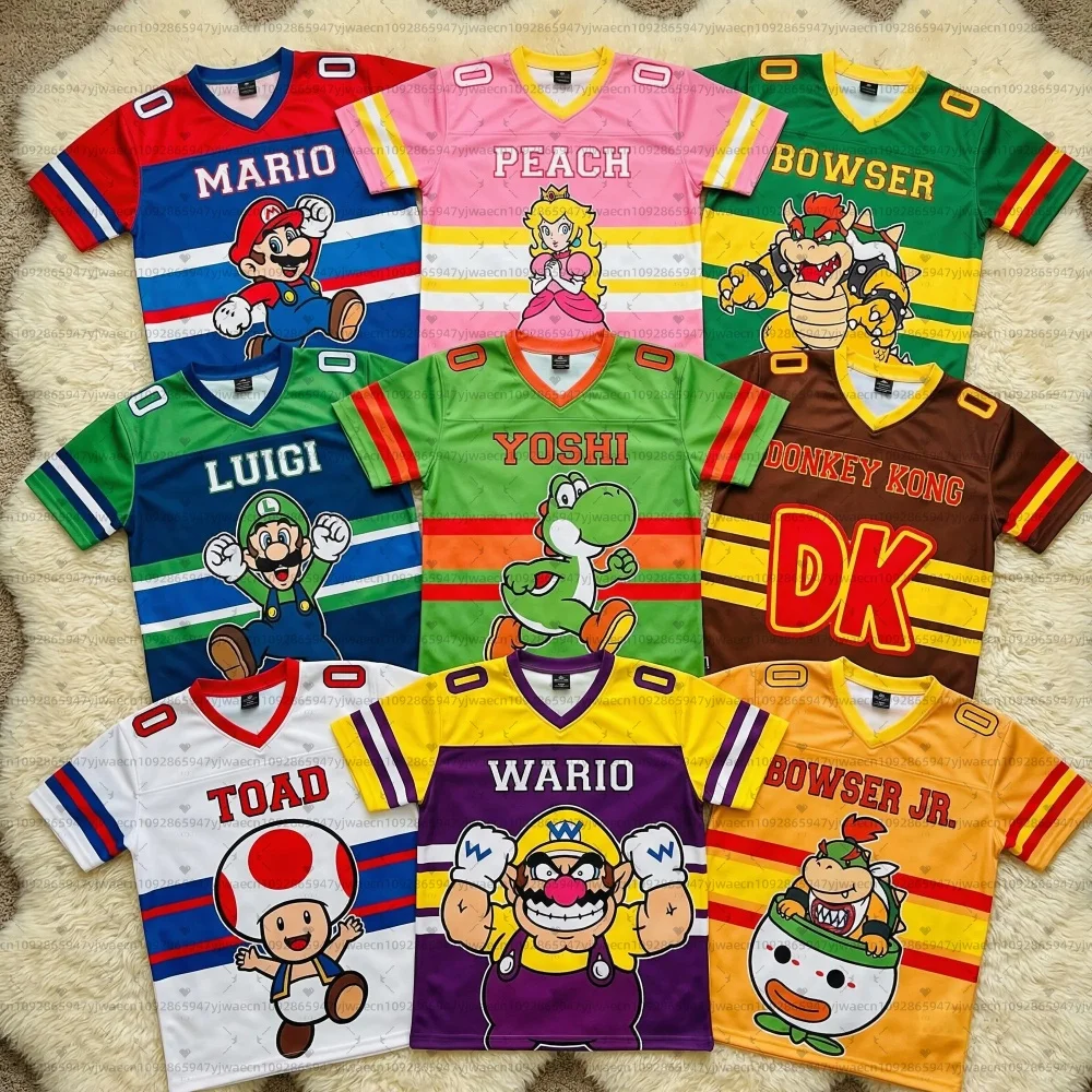 26 Men Women Super Mario Bros Yoshi Peach T Shirt Kids Summer Dress Boy T-Shirt Men Women Short Sleeve Top Short Sleeve T-Shrit
26 Men Women Super Mario Bros Yoshi Peach T Shirt Kids Summer Dress Boy T-Shirt Men Women Short Sleeve Top Short Sleeve T-Shrit