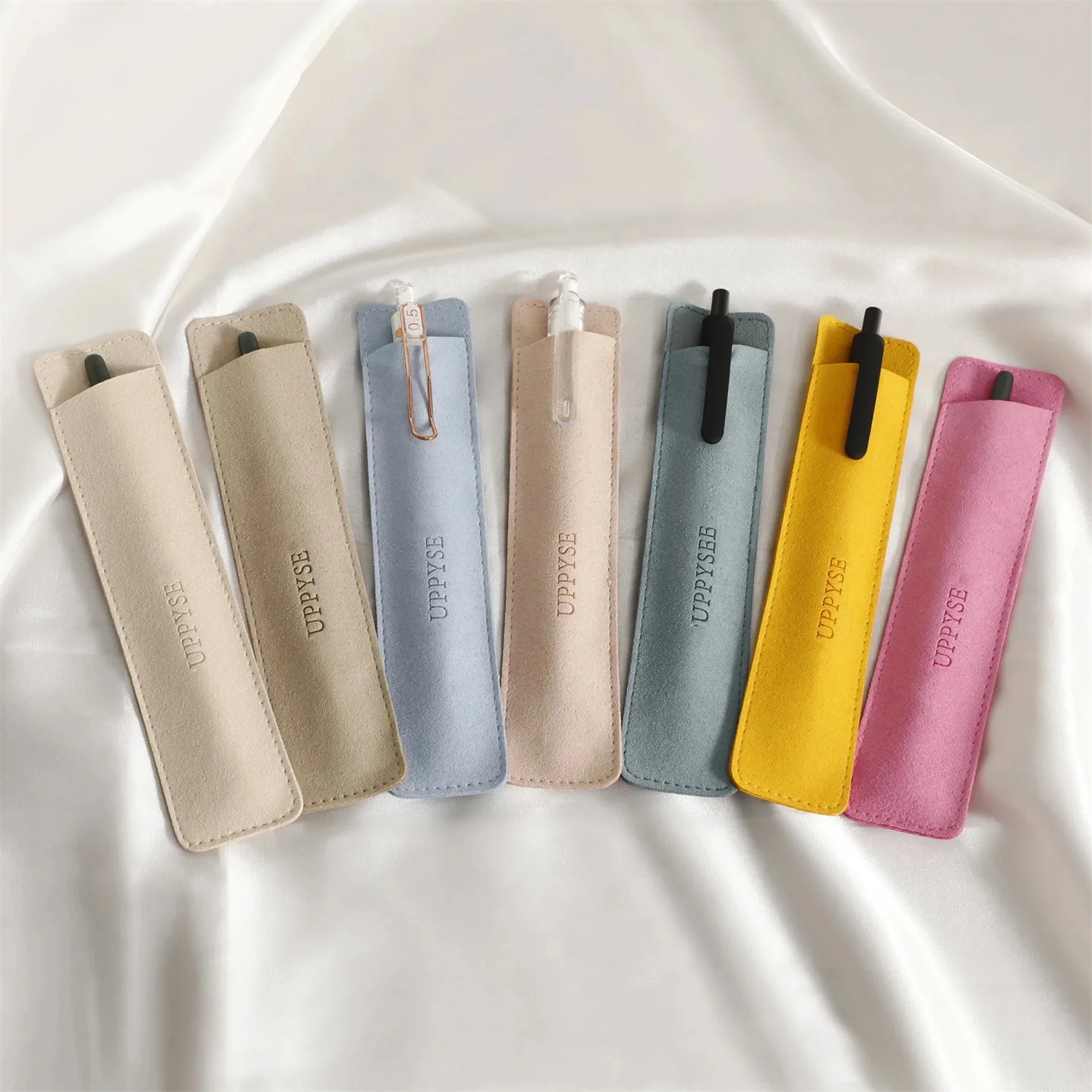 50pcs Pencil Case Pen Cover Makeup Brush Storage Bag Artificial Leather Pencil Case Pen Cover Makeup Brush Cover Pen Bookmark St
50pcs Pencil Case Pen Cover Makeup Brush Storage Bag Artificial Leather Pencil Case Pen Cover Makeup Brush Cover Pen Bookmark St