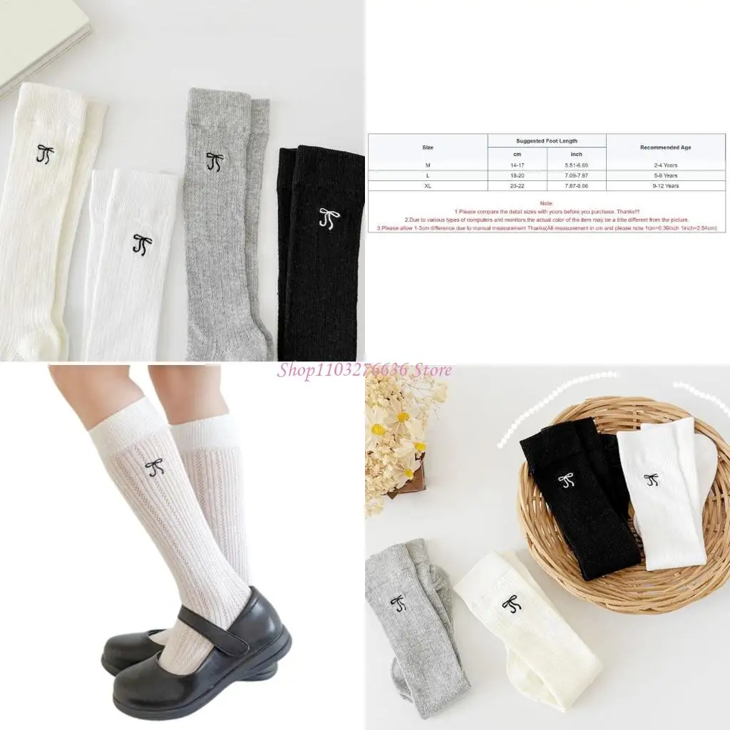 R6FD Soft Stretchy Children's Knee Length Socks Summer Cool Cotton Girls Daily Wear
R6FD Soft Stretchy Children's Knee Length Socks Summer Cool Cotton Girls Daily Wear