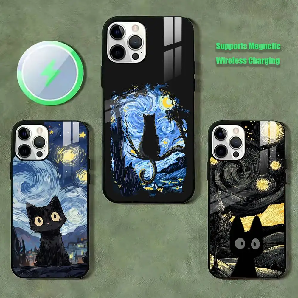 Funny Cat Van Gogh Style Phone Case For iPhone17,16,15,14,13,12,11 Plus,Pro Supports Magnetic Wireless Charging
Funny Cat Van Gogh Style Phone Case For iPhone17,16,15,14,13,12,11 Plus,Pro Supports Magnetic Wireless Charging