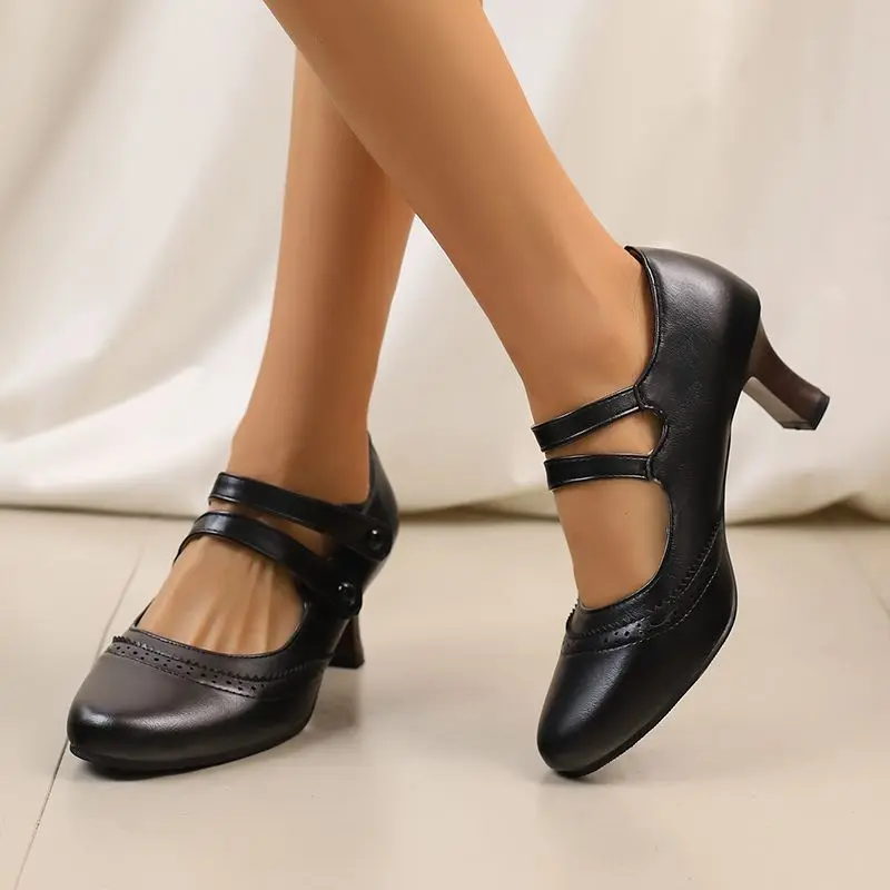 ORCHALISA Офисные женские туфли-лодочки с круглым носком на странном каблуке 6 см с двойной пряжкой и ремешком, большой размер 45, 46 47 48 Мягкая повседневная женская обувь на весну
ORCHALISA Офисные женские туфли-лодочки с круглым носком на странном каблуке 6 см с двойной пряжкой и ремешком, большой размер 45, 46 47 48 Мягкая повседневная женская обувь на весну