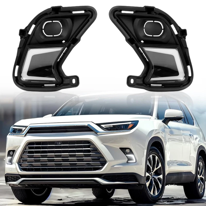 LED Daytime Running Lights For Toyota Grand Highlander 2024 2025 Fog Lights Amber Sequential Turn Signal Light-A02Q
LED Daytime Running Lights For Toyota Grand Highlander 2024 2025 Fog Lights Amber Sequential Turn Signal Light-A02Q