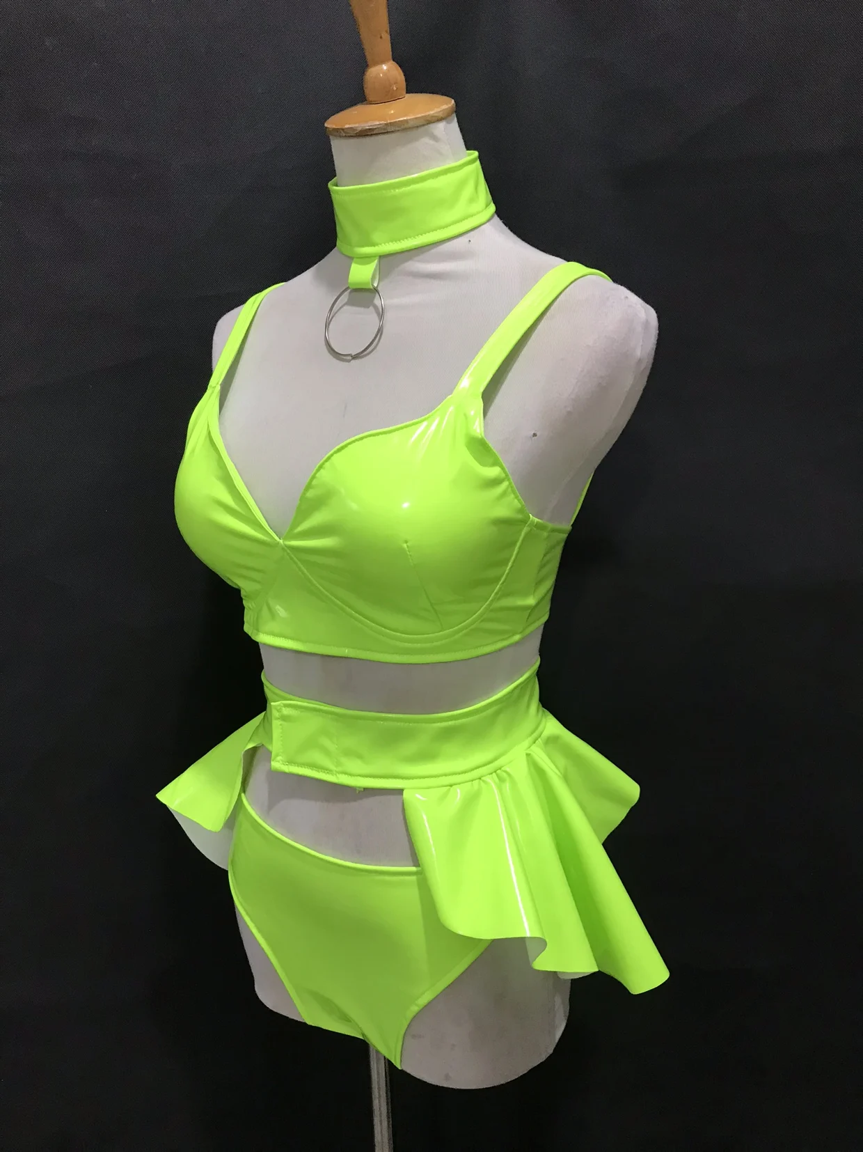 Performance Clothing Suit Rave Outfits Fluorescent Color Nightclub Bikini Bar Dj Dancer Stage Wear Pole Dance Costume
Performance Clothing Suit Rave Outfits Fluorescent Color Nightclub Bikini Bar Dj Dancer Stage Wear Pole Dance Costume