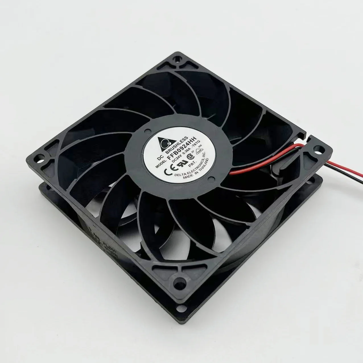 Delta Electronic FFB0924HH T6TG DC 24V 0.36A 90x90x25mm 2-Wire Server Cooling Fan
Delta Electronic FFB0924HH T6TG DC 24V 0.36A 90x90x25mm 2-Wire Server Cooling Fan
