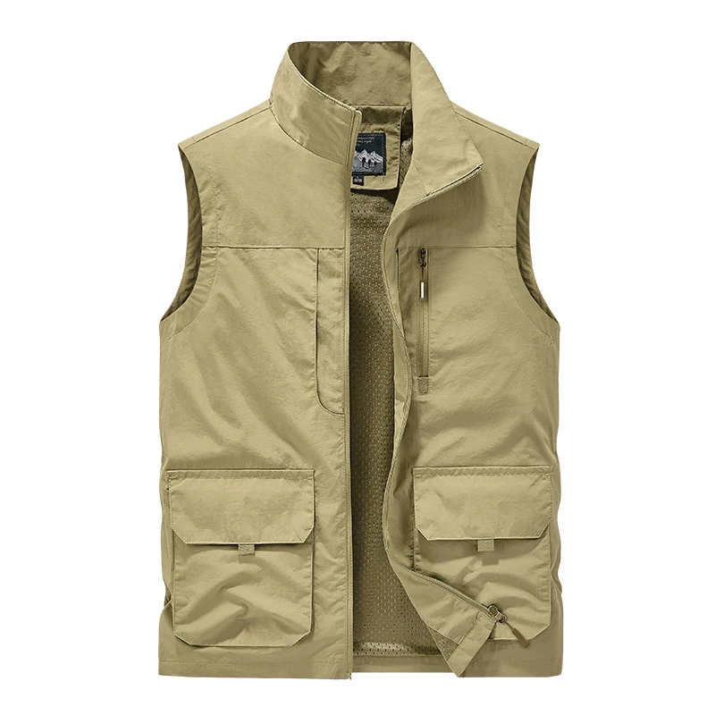 Outdoor Autumn Waistcoat Men Thin Waistcoat Spring Autumn Leisure Multi-pocket Waistcoat Sleeveless Coat Casual Daily Coat
Outdoor Autumn Waistcoat Men Thin Waistcoat Spring Autumn Leisure Multi-pocket Waistcoat Sleeveless Coat Casual Daily Coat