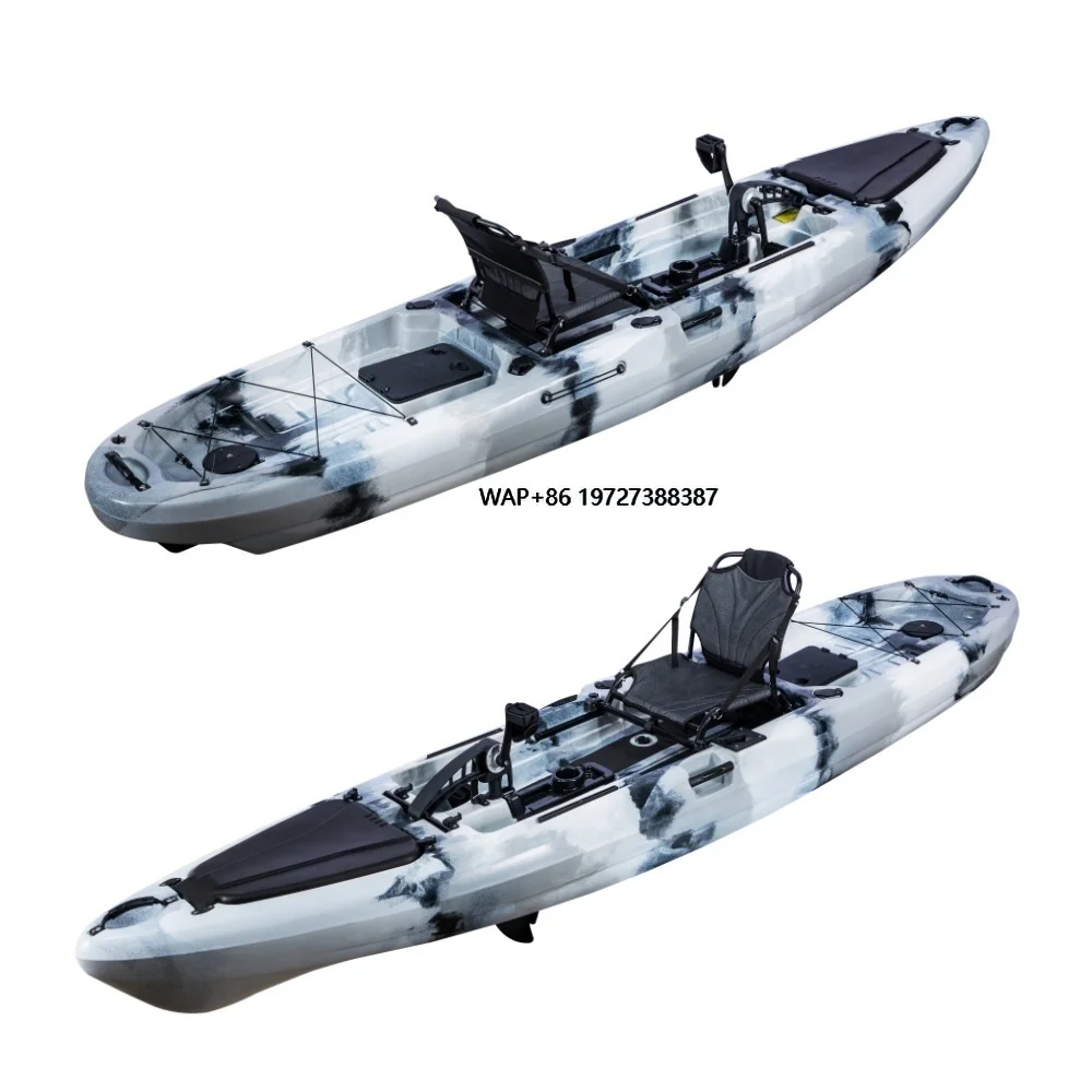 China OEM Wholesale Ocean Boat Motor Single Angler Fishing Kayak Pedal Drive with Aluminum Frame Seat and Kayak Accessories
China OEM Wholesale Ocean Boat Motor Single Angler Fishing Kayak Pedal Drive with Aluminum Frame Seat and Kayak Accessories