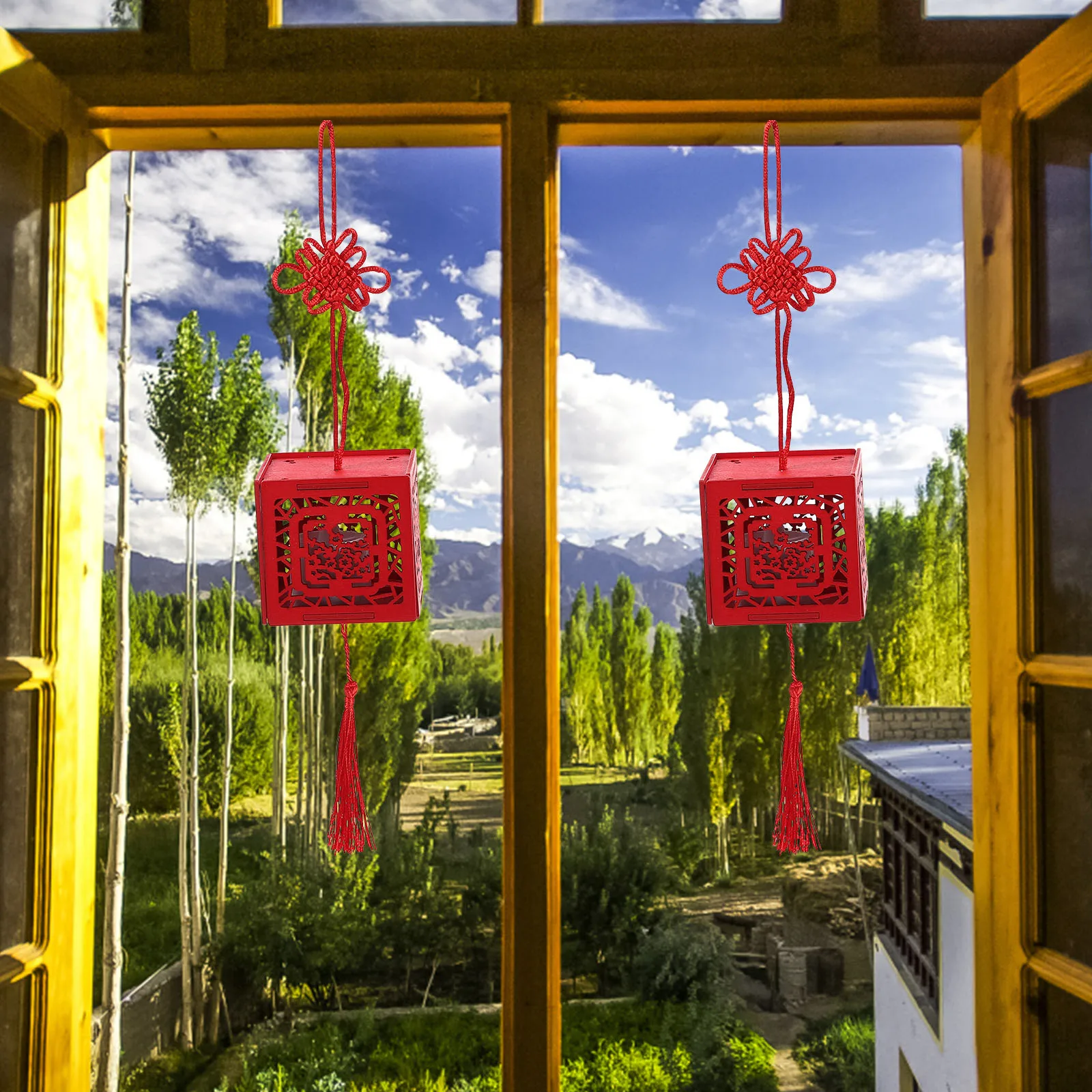 1 Set Of Diy New Year Craft Kit Wooden Luminous Hanging Glowing Lantern For Festivals Spring Festival Decorative Light
1 Set Of Diy New Year Craft Kit Wooden Luminous Hanging Glowing Lantern For Festivals Spring Festival Decorative Light