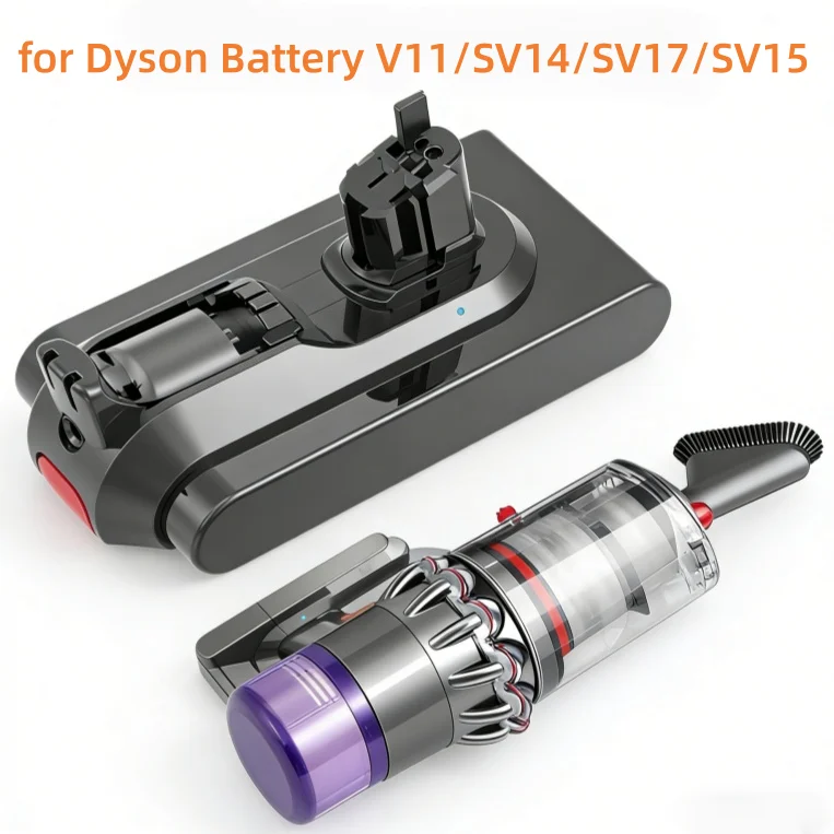 25.2V Replacement Battery for Dyson V11 Vacuum Cleaner 6000mAh High Capacity SV15 Compatible Lithium Ion Longer Runtime
25.2V Replacement Battery for Dyson V11 Vacuum Cleaner 6000mAh High Capacity SV15 Compatible Lithium Ion Longer Runtime