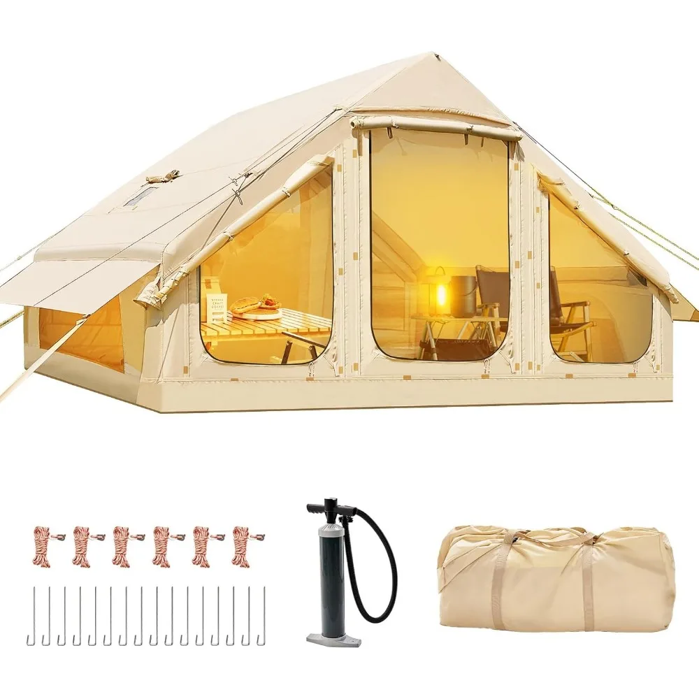 Inflatable Tents for Camping, Blow Up Tent with Hand Pump, Easy Setup Inflatable Hot Tent with Stove Jack, Waterproof Oxford Air
Inflatable Tents for Camping, Blow Up Tent with Hand Pump, Easy Setup Inflatable Hot Tent with Stove Jack, Waterproof Oxford Air