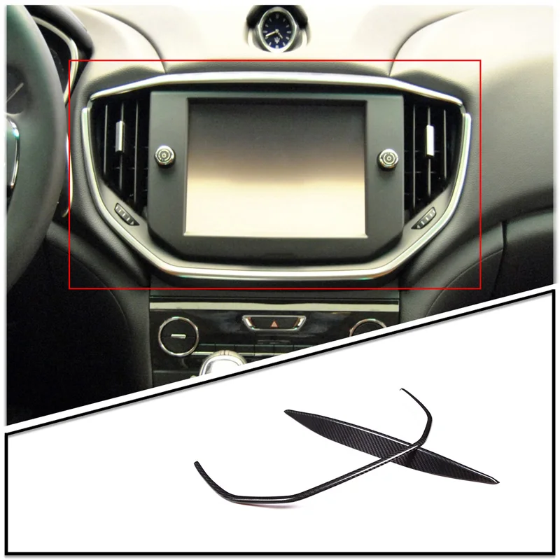 For Maserati Giberit 2014 2015 Real Carbon Fiber Car Central Control Air Outlet Frame Sticker Car Interior Accessories
For Maserati Giberit 2014 2015 Real Carbon Fiber Car Central Control Air Outlet Frame Sticker Car Interior Accessories
