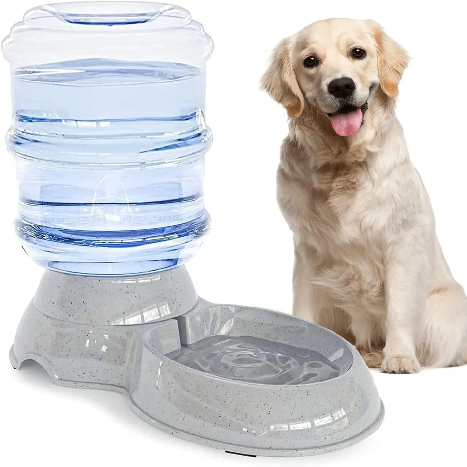 Indoor and Outdoor Use, Plastic Material, Gravity Design, 3 Gallon/11L Capacity for Large Dogs and Cats
Indoor and Outdoor Use, Plastic Material, Gravity Design, 3 Gallon/11L Capacity for Large Dogs and Cats