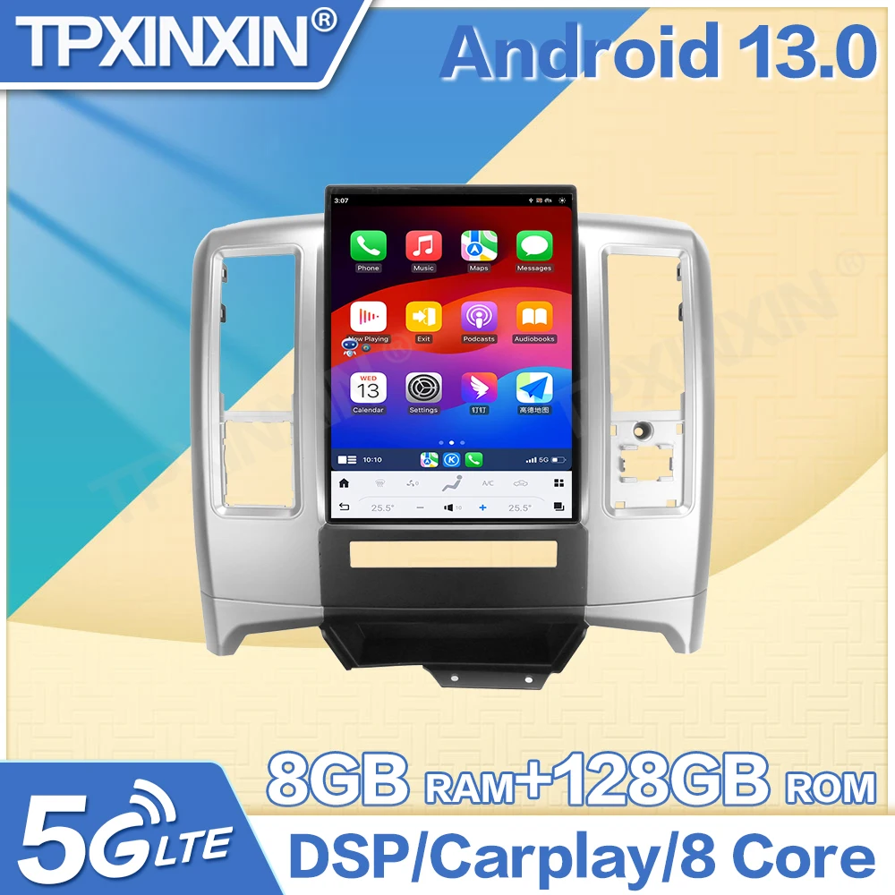 13,8-дюймовый дисплей Qualcomm AI Android Auto Carplay для Dodge Ram 2008 2009 2010 2011, автомобильный радиоприемник, мультимедийный плеер, головное устройство Navi
13,8-дюймовый дисплей Qualcomm AI Android Auto Carplay для Dodge Ram 2008 2009 2010 2011, автомобильный радиоприемник, мультимедийный плеер, головное устройство Navi