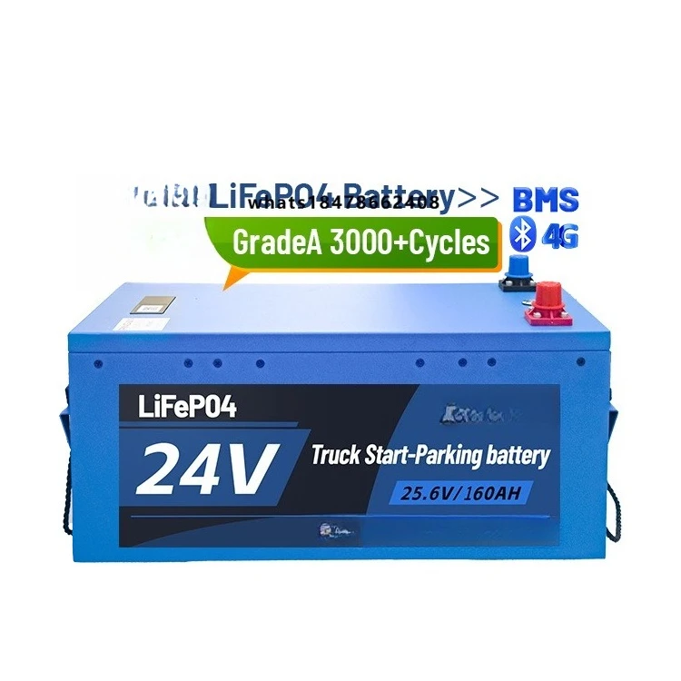 Auto starts lithium-ion battery 24v 160ah parking air conditioner lithium battery with smart BMS
Auto starts lithium-ion battery 24v 160ah parking air conditioner lithium battery with smart BMS