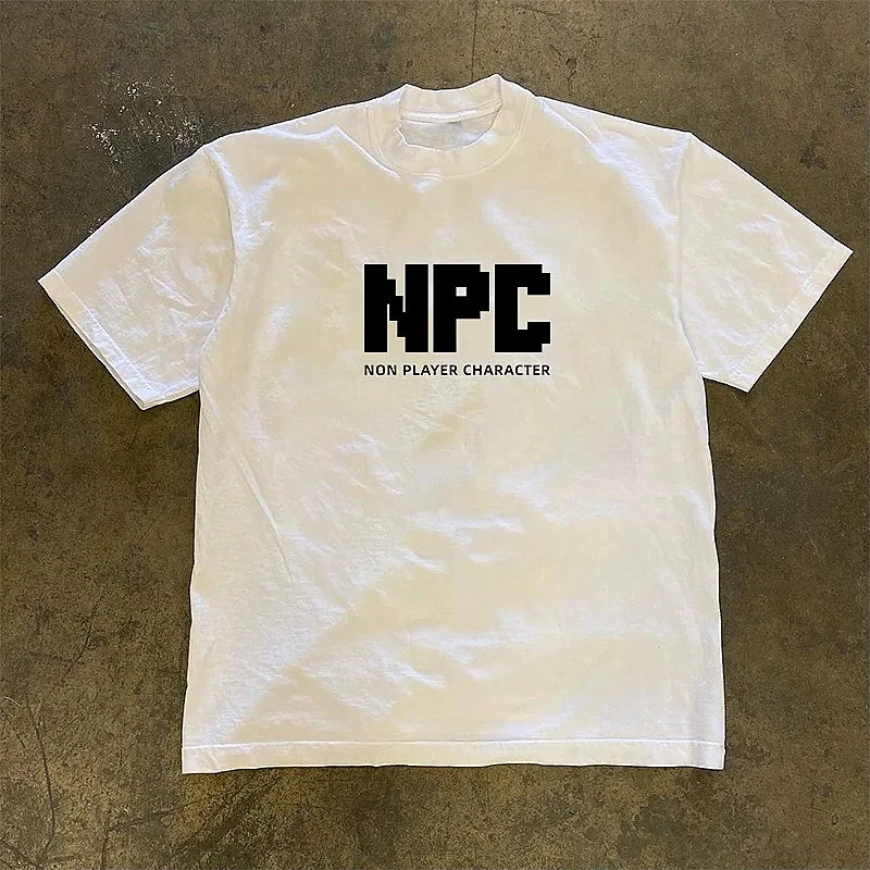 Gaming Streetwear NPC Tee, Unisex Cotton Short - Sleeve, Pixel Art Style for Geeks
Gaming Streetwear NPC Tee, Unisex Cotton Short - Sleeve, Pixel Art Style for Geeks